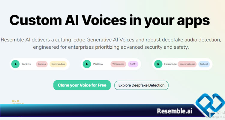Resemble بهترین هوش مصنوعی تغییر صدای خواننده