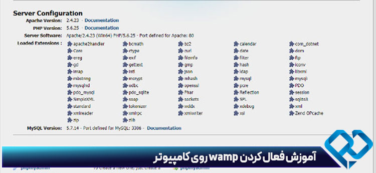 آموزش فعال کردن wamp روی کامپیوتر