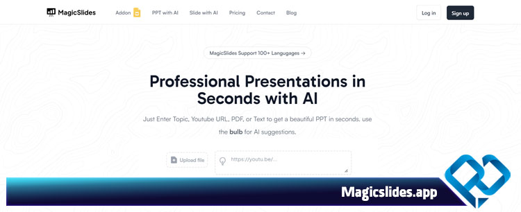 ساخت پاورپوینت با هوش مصنوعی رایگان MagicSlides