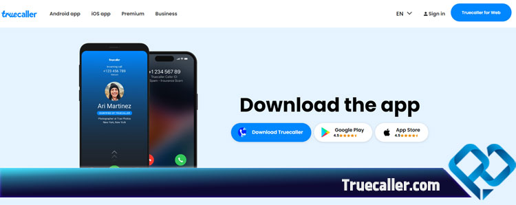 سایت تروکالر (truecaller)